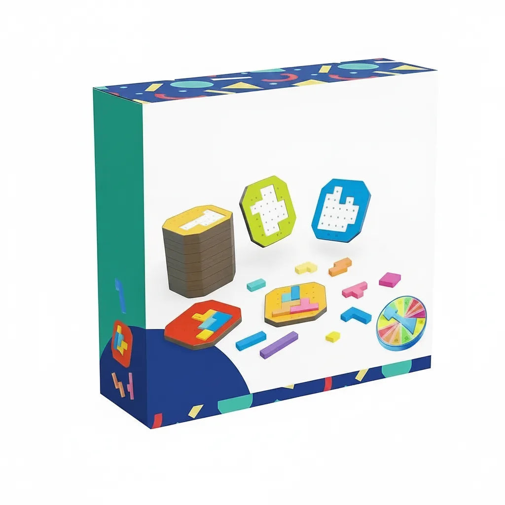 Puzzle Set 108 Pieces & 20 Task Cards Storage Box