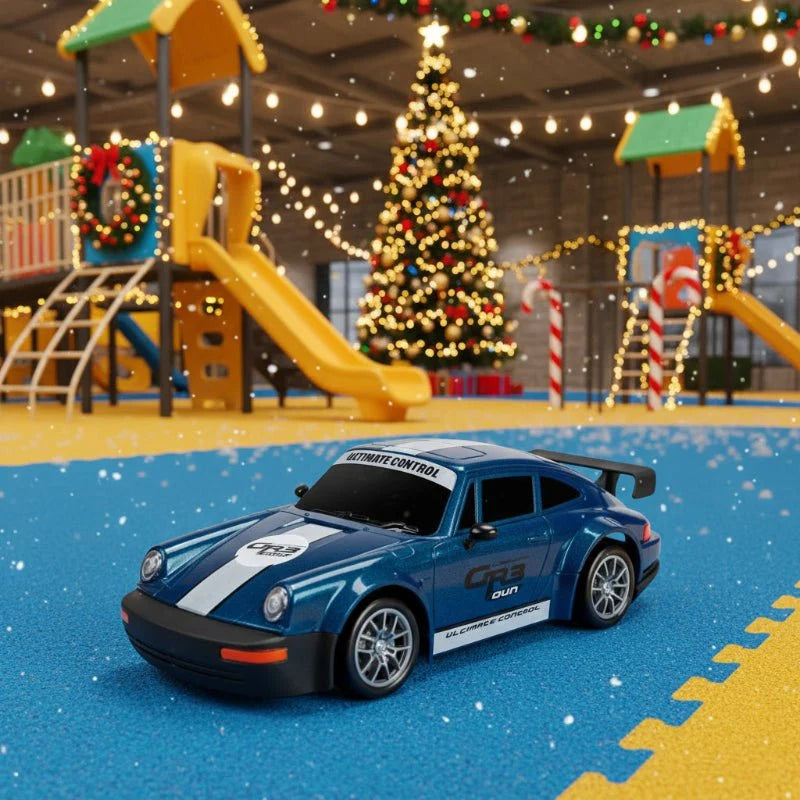 RC Drift Car All-Wheel Drive Dual Tires LED Lights