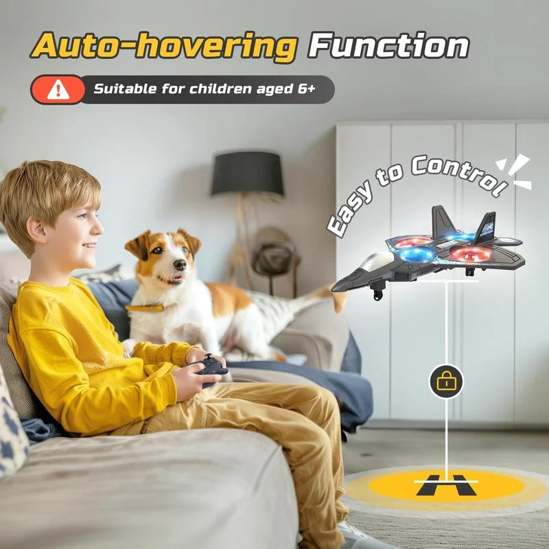 RC Jet 360° Stunts LED Lights Shockproof