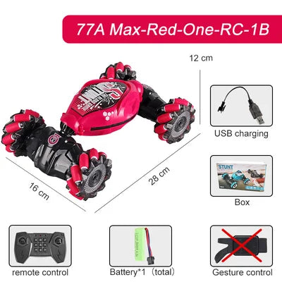 RC Stunt Car Gesture & Remote 4WD Tires