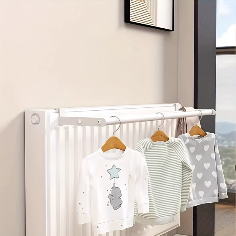 Radiator Drying Rack Foldable Two-Bar Tool-Free Assembly