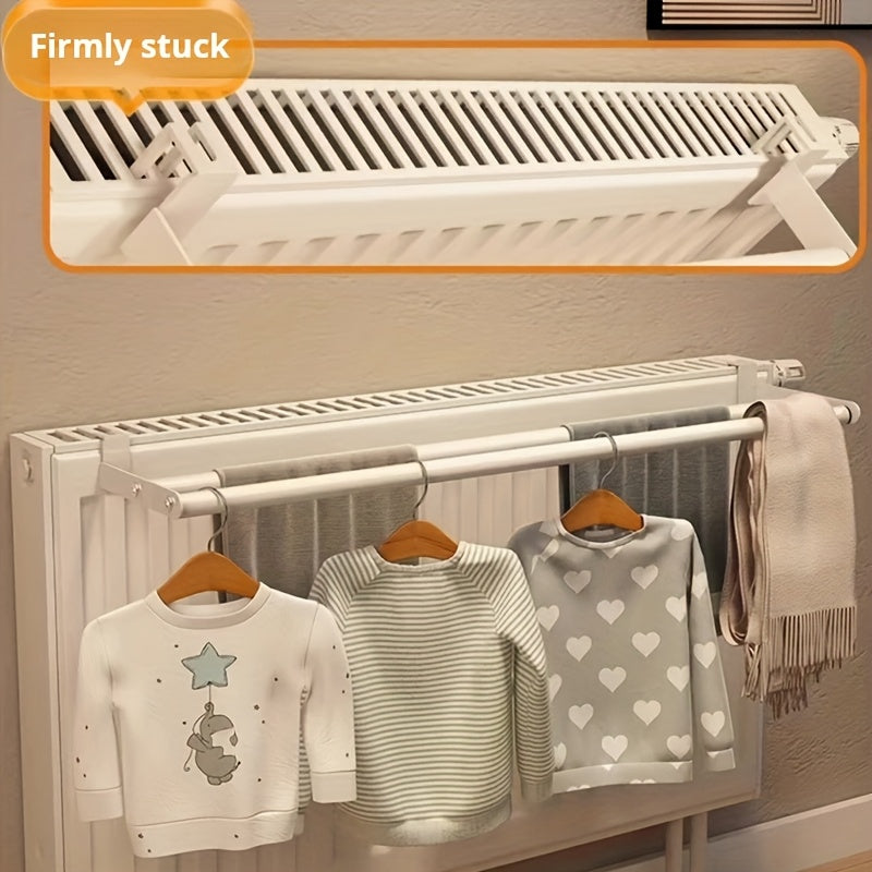 Radiator Drying Rack Foldable Two-Bar Tool-Free Assembly