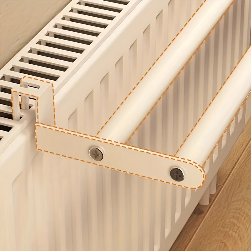 Radiator Drying Rack Foldable Two-Bar Tool-Free Assembly