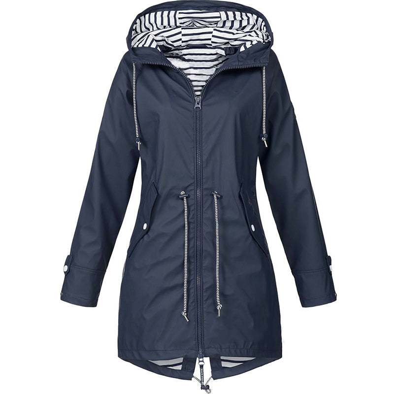 Raincoat Transparent Water-Resistant Lightweight & Breathable