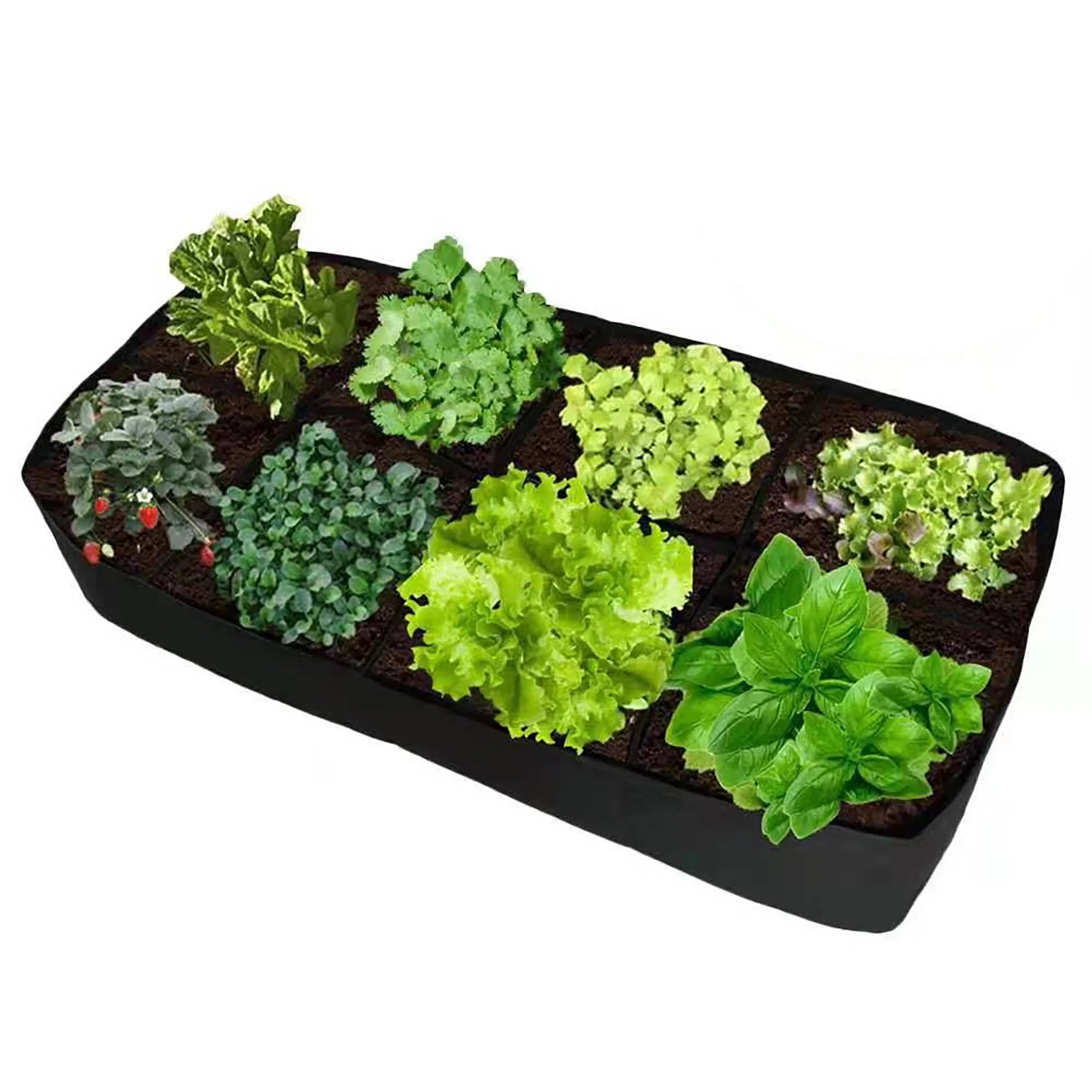 Raised Planter Plant Pockets Breathable Fleece Foldable & Weather-Resistant