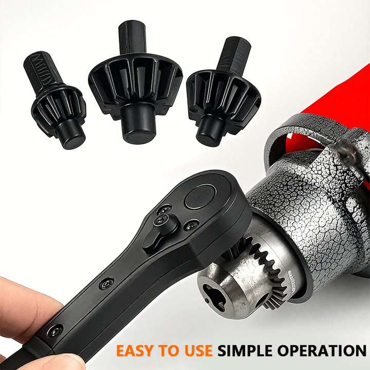 Ratchet Wrench Dual-Head Reversible Non-Slip Handle