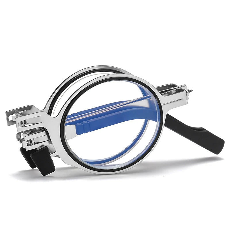 Reading Glasses Foldable Titanium Frame & Blue Light Filter