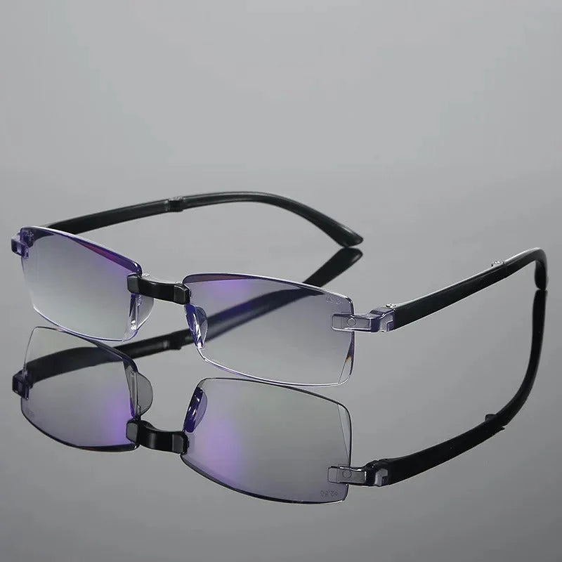 Reading Glasses Seamless Multifocal Anti-Blue Light TR90 Frame
