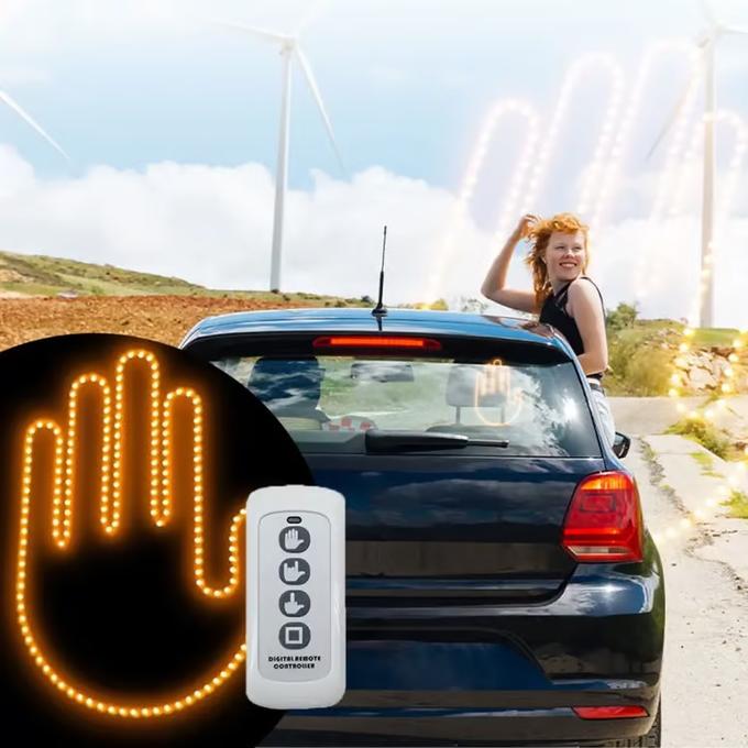 Rear LED Display Emoji & Message Portable Universal Fit