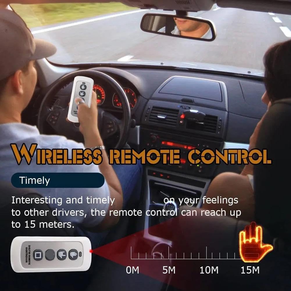 Rear LED Display Emoji & Message Portable Universal Fit