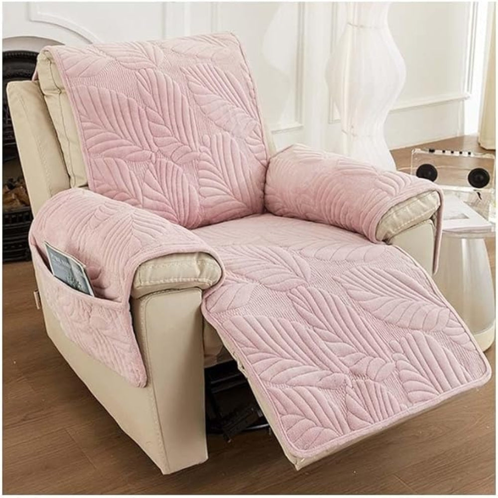 Recliner Cover Quilted Microfiber Non-Slip Secure Fit