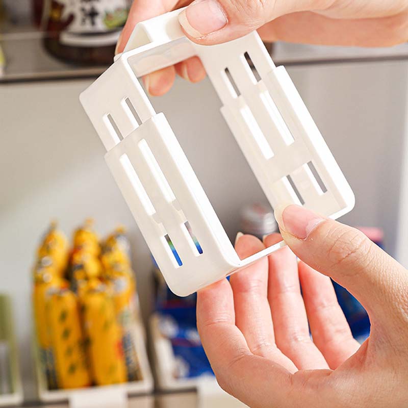 Refrigerator Door Organizer Adjustable Clamp For Bottles & Spices
