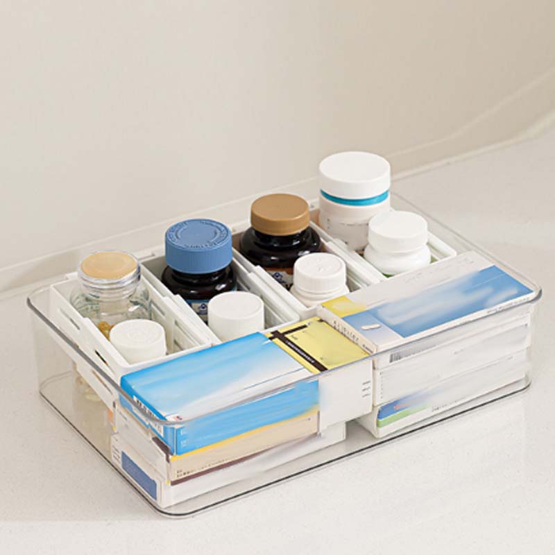 Refrigerator Door Organizer Adjustable Clamp For Bottles & Spices