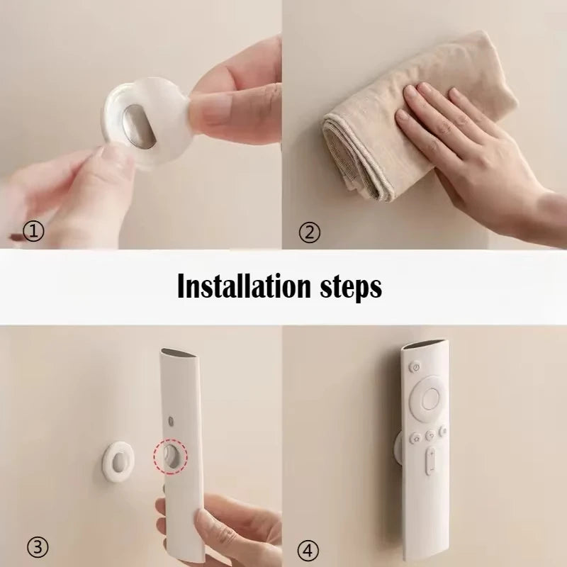 Remote Control Holder Magnetic Self-Adhesive & Reusable
