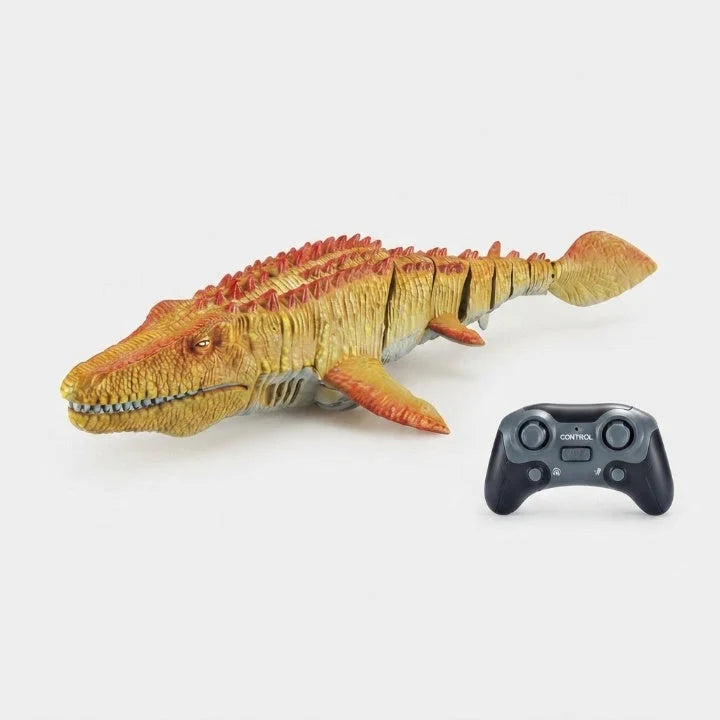 Remote-Controlled Mosasaurus Realistic Swim Motion & Water Jet