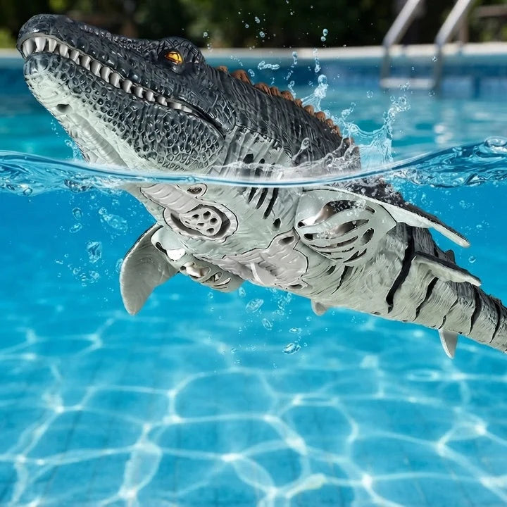 Remote-Controlled Mosasaurus Realistic Swim Motion & Water Jet