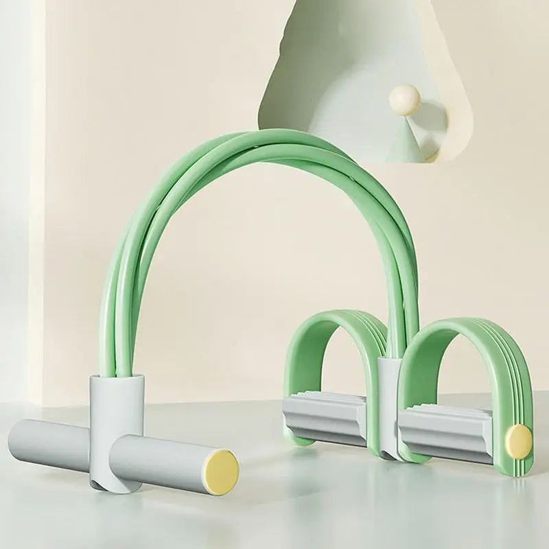 Resistance Band 4-Tube Even Resistance Non-Slip Handles & Pedals
