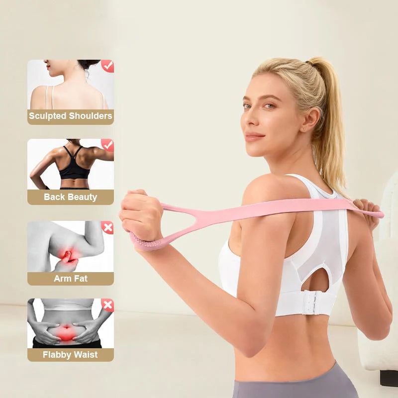 Resistance Band Double-Loop Handle Silicone 20 lb