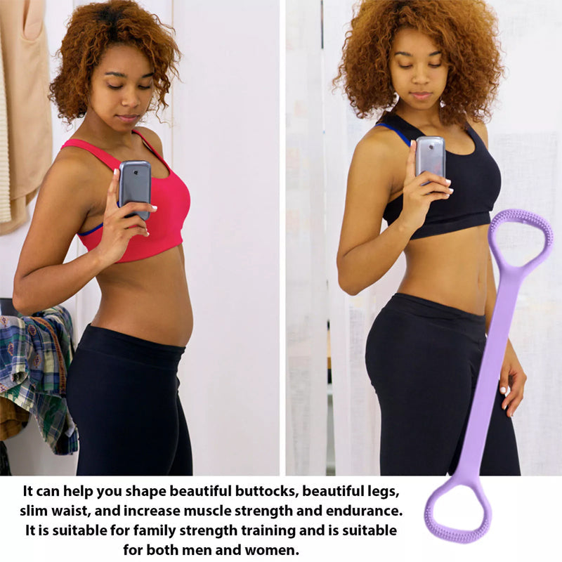 Resistance Band Silicone Non-Slip Handles Travel Size