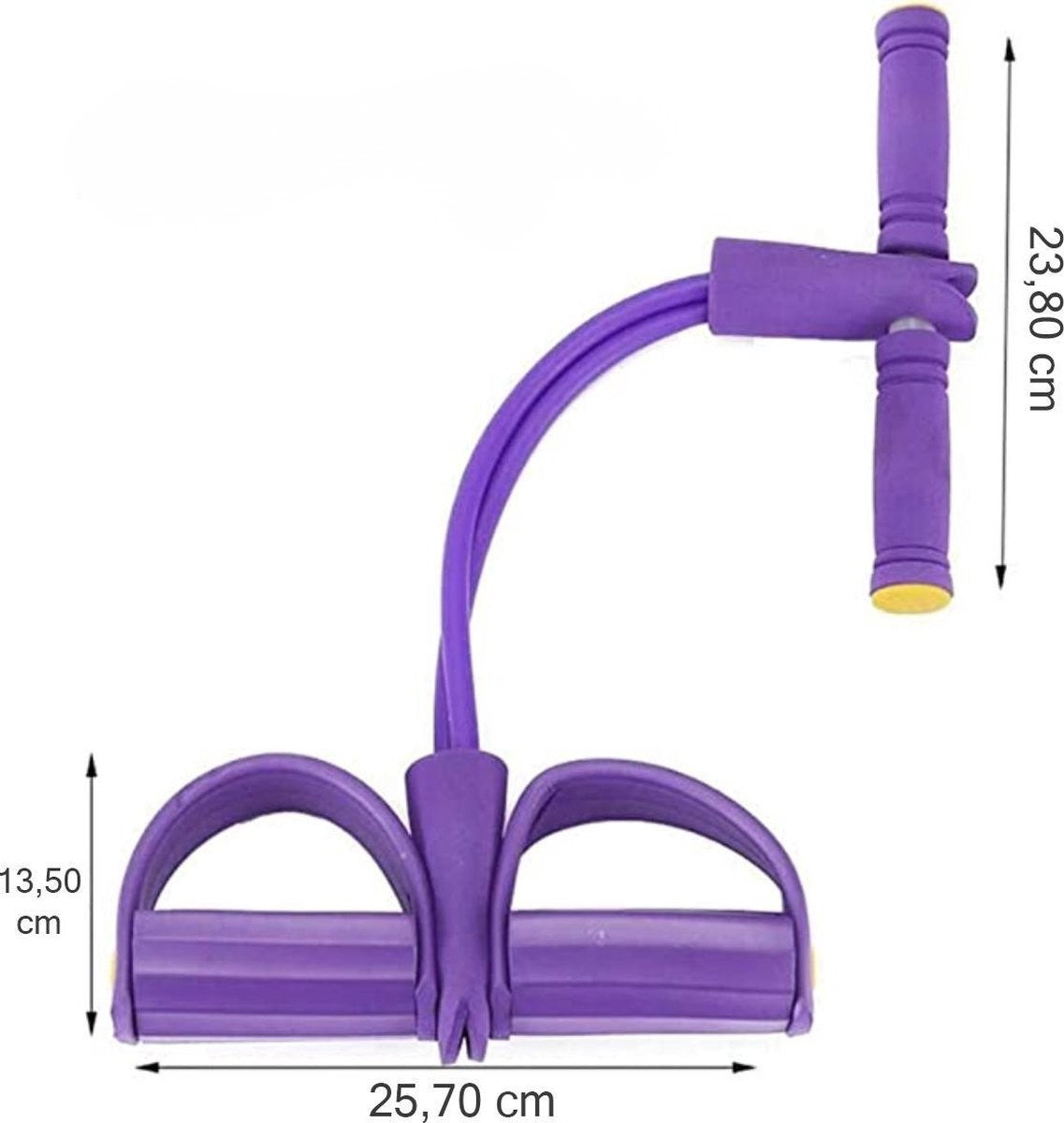 Resistance Band Trainer Soft-Grip Handles & Non-Slip Foot Loops