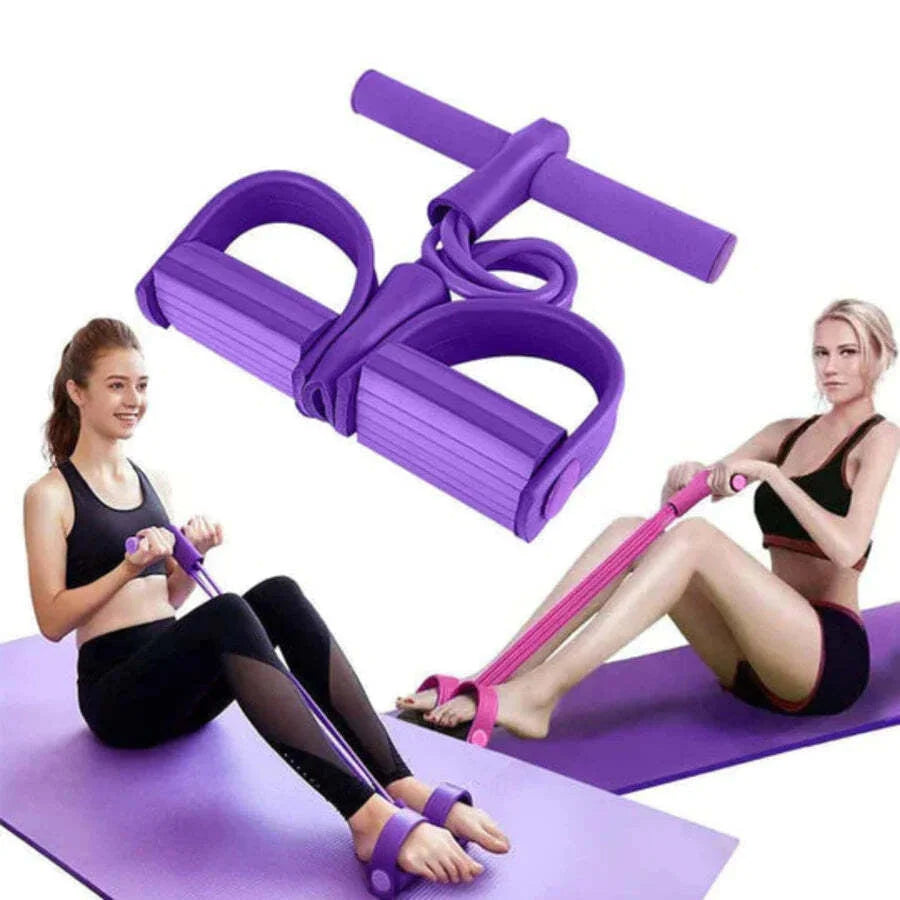 Resistance Band Trainer Thick TPE Bands Non-Slip Pedal