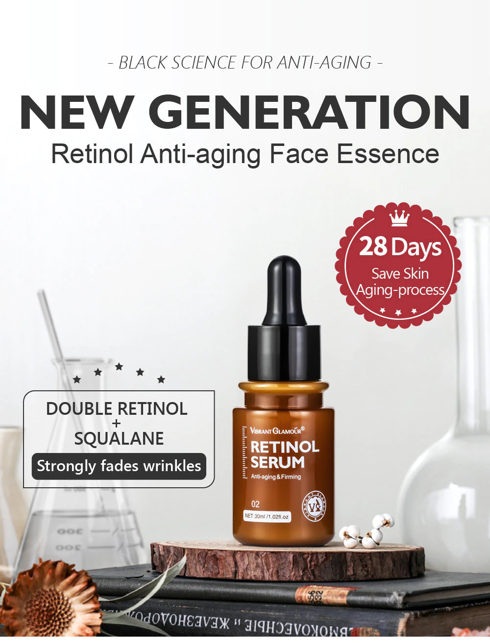 Retinol Serum Anti-Aging Hydrating For Sensitive Skin