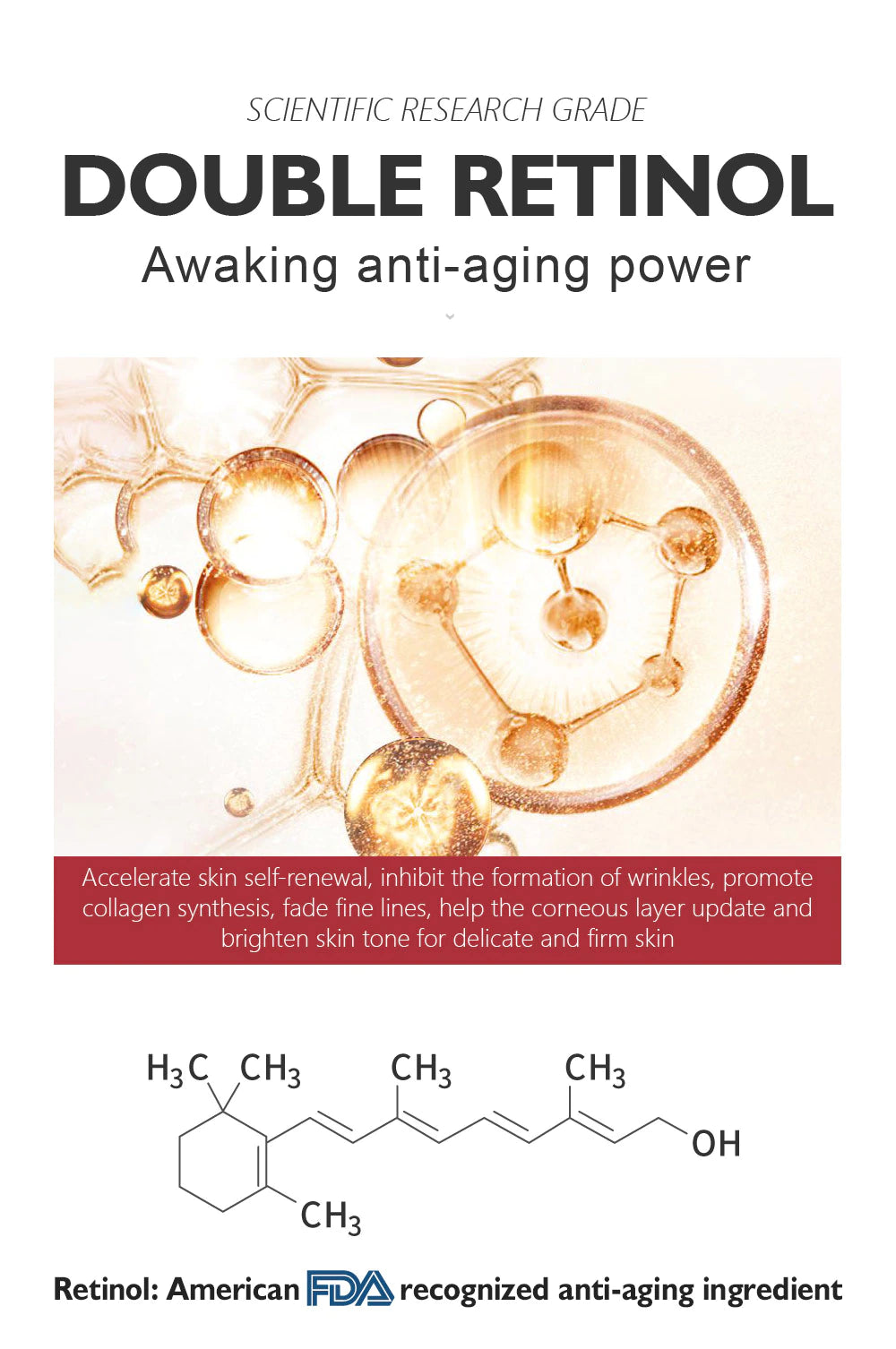 Retinol Serum Anti-Aging Hydrating For Sensitive Skin