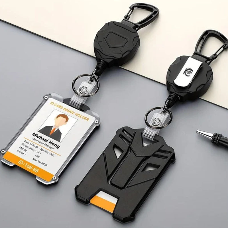 Retractable ID Holder ABS Plastic 31.5 Inch Reach