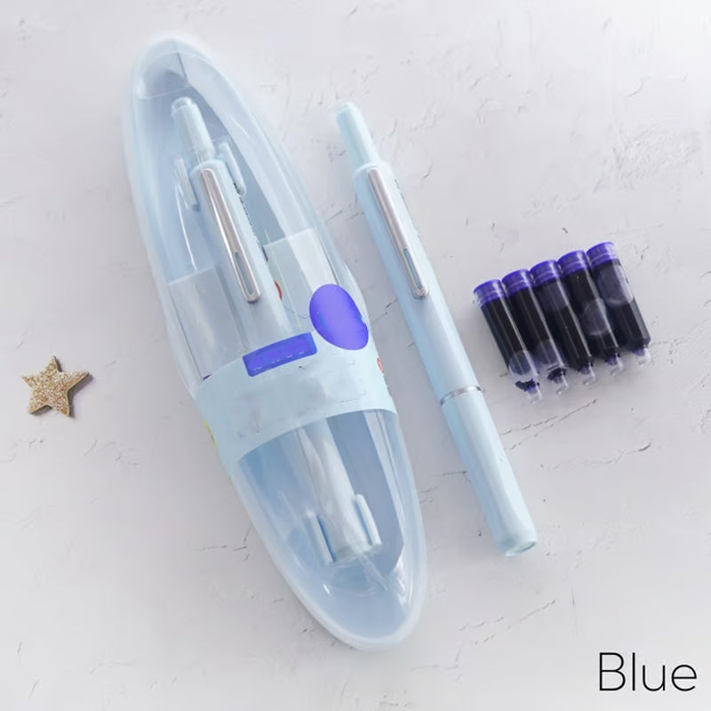 Retractable Pen Smooth Ink Flow Stainless Steel Tip