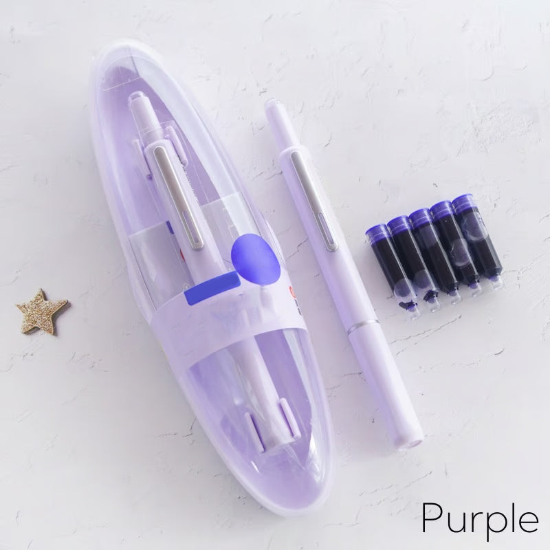 Retractable Pen Smooth Ink Flow Stainless Steel Tip