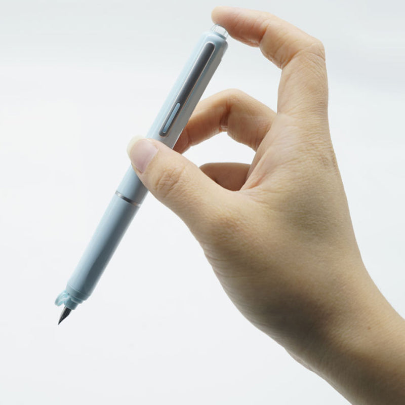Retractable Pen Smooth Ink Flow Stainless Steel Tip