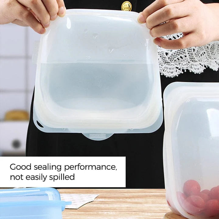 Reusable Food Storage Bags Platinum Silicone Airtight