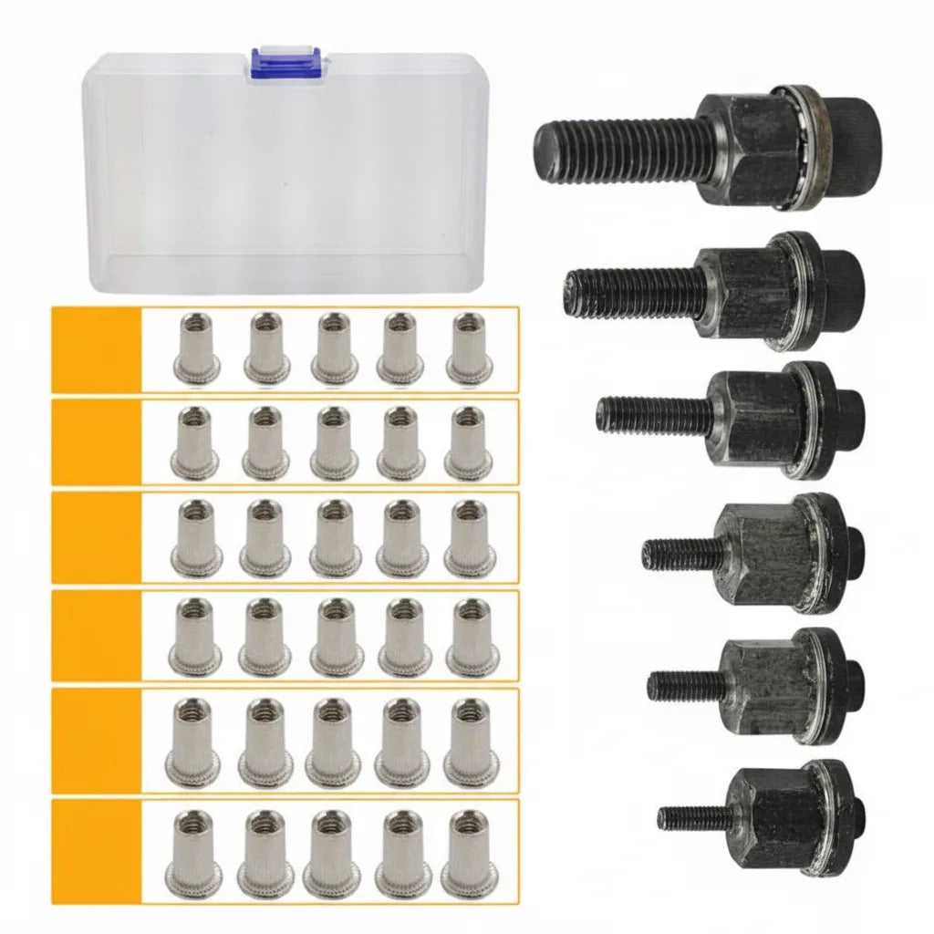 Rivet Nut Kit M3–M10 Storage Box & Screws