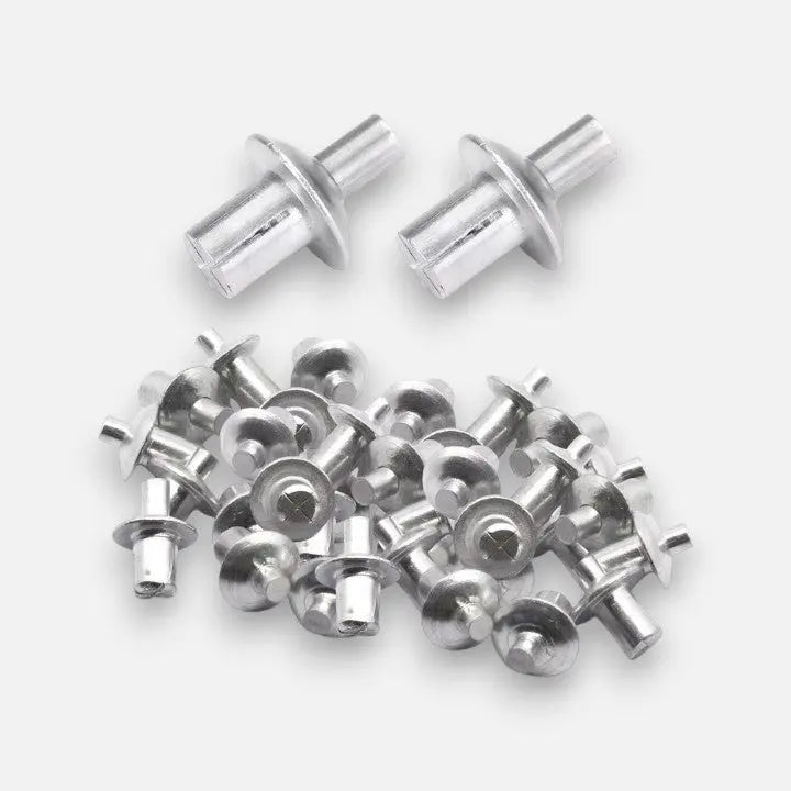 Rivet Set Hammer-Installed Aluminum Smooth Head Set of 100