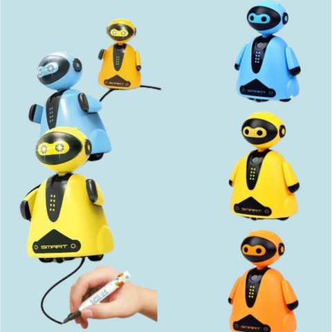 Robot Toy Line-Following Marker-Tracked Mini