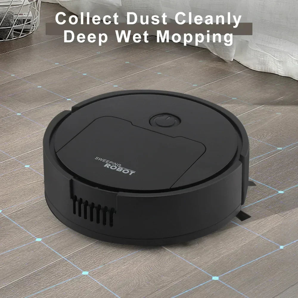 Robot Vacuum Cleaner 3-in-1 Vacuum Sweep & Mop 90-Min Battery