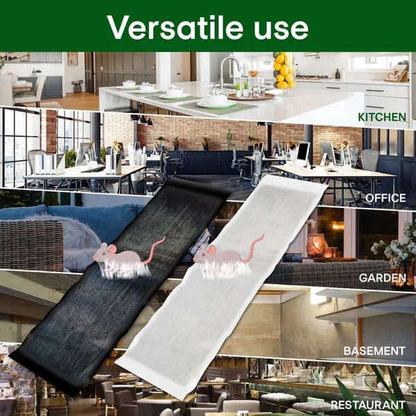 Rodent Glue Trap Extra-Strong Adhesive Double-Sided Waterproof