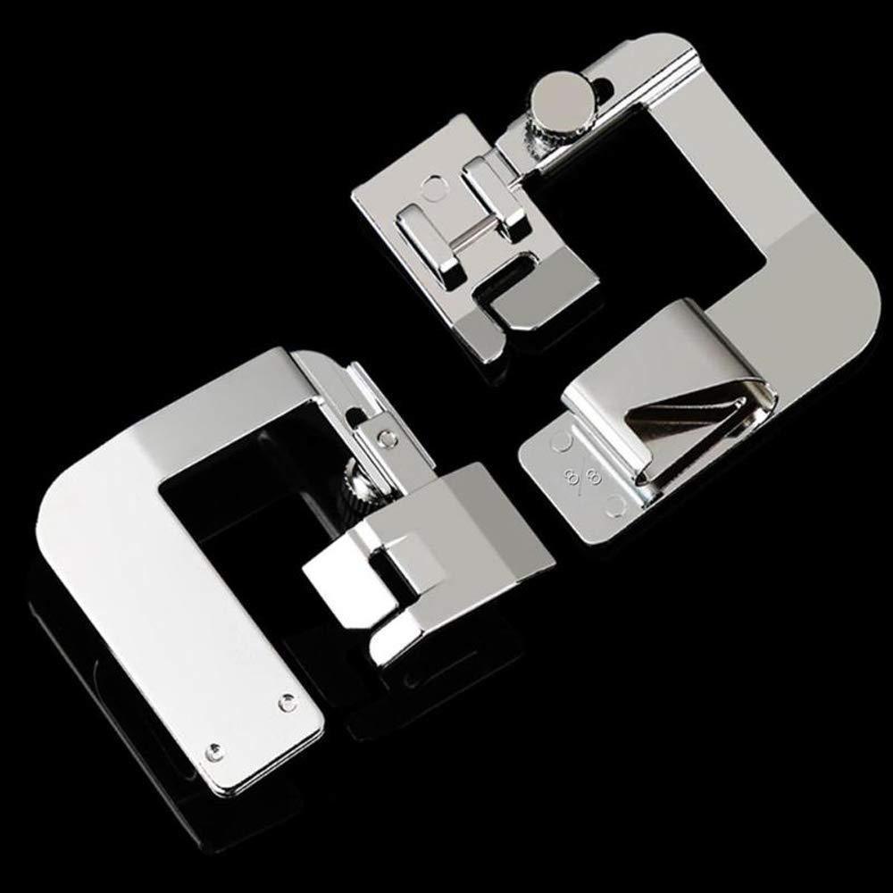 Rolled Hem Presser Foot One-Step Universal Fit Three Widths