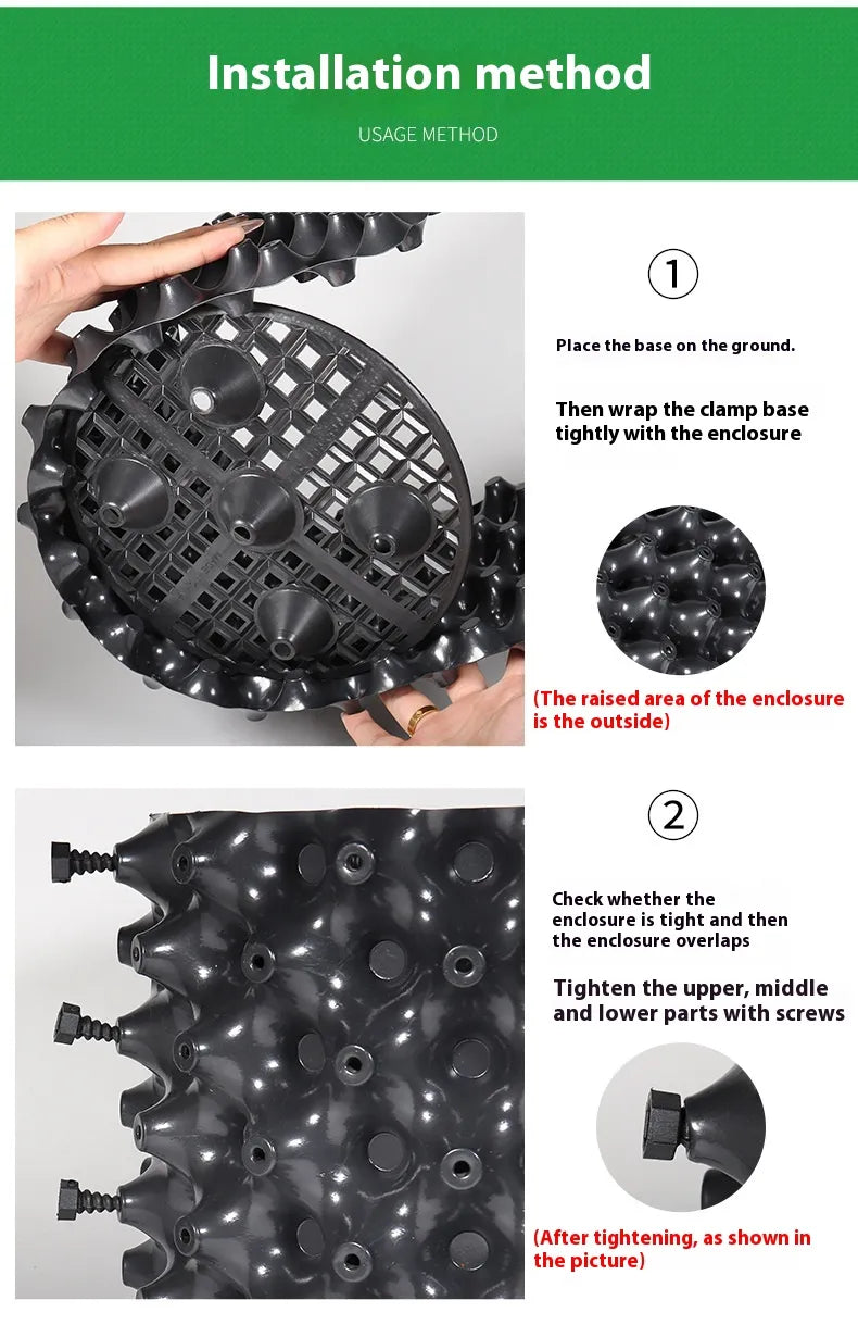 Root Guide Trees & Shrubs Weather-Resistant Plastic