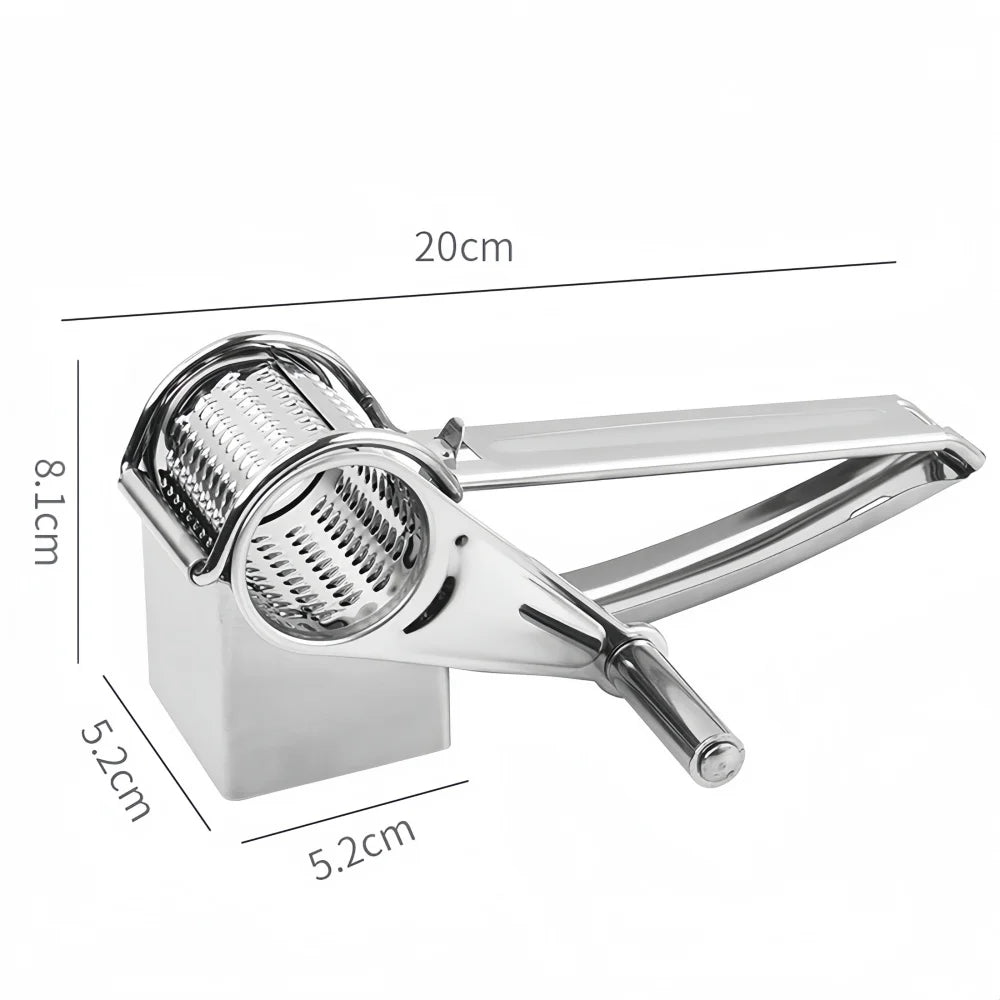 Rotary Cheese Grater Stainless Steel Hand Crank