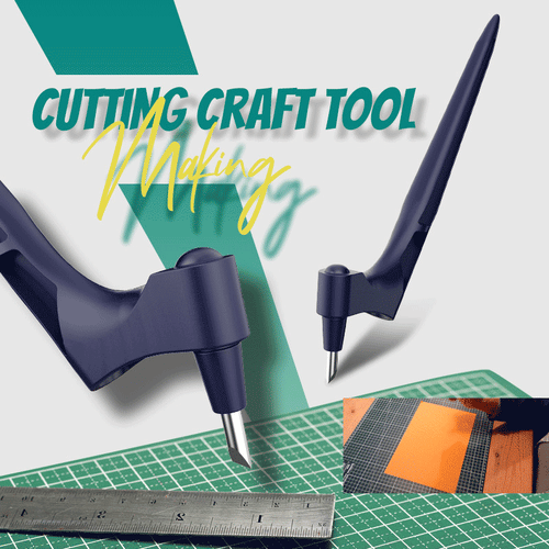 Rotary Craft Knife 360° Rotating Blade & Ergonomic Handle