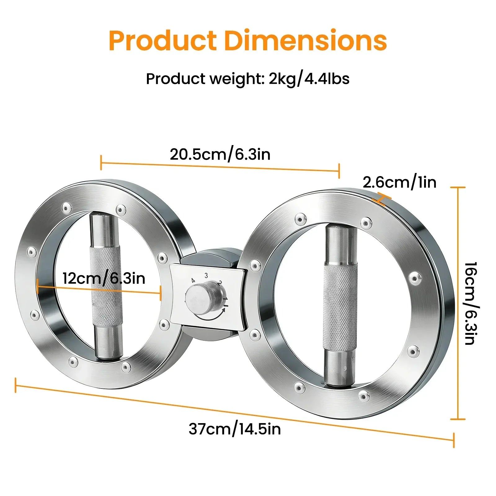Rotary Strength Trainer Adjustable Resistance Stainless Steel