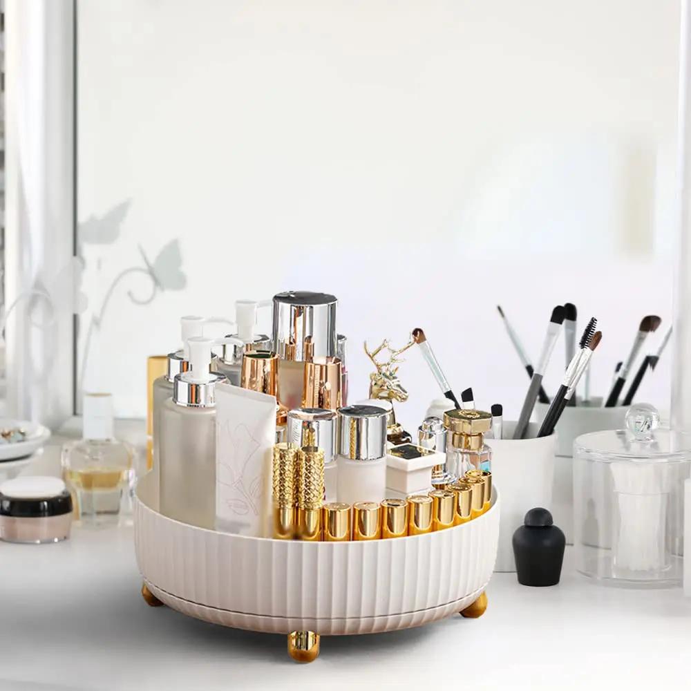 Rotating Storage Tray 360° Rotation Space-Saving Easy-Clean