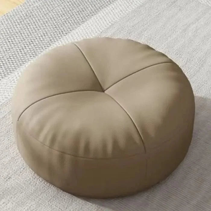 Round Floor Cushion High-Density Foam Durable Fabric Cover