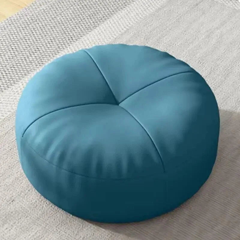 Round Floor Cushion High-Density Foam Durable Fabric Cover