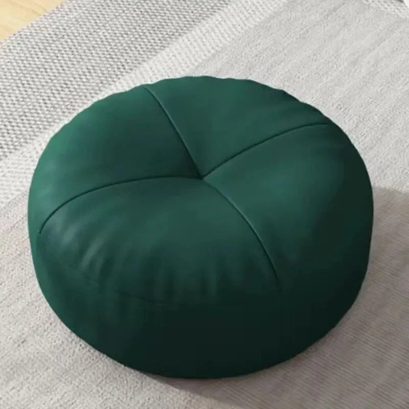 Round Floor Cushion High-Density Foam Durable Fabric Cover