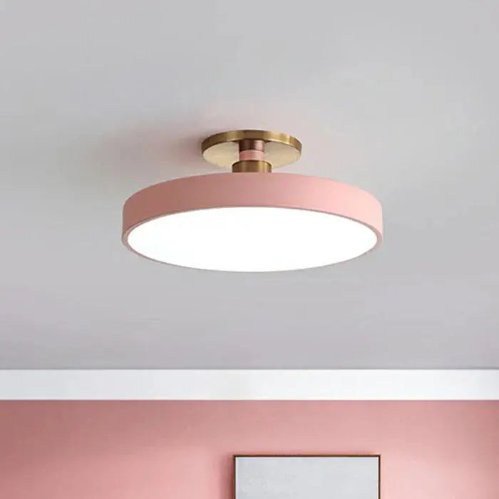 Round LED Ceiling Light Integrated LED Panel Flush Mount