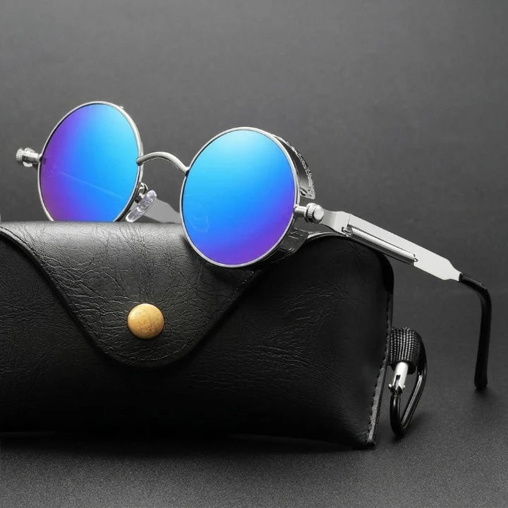 Round Sunglasses HD Polarized & UV400 Metal Frame