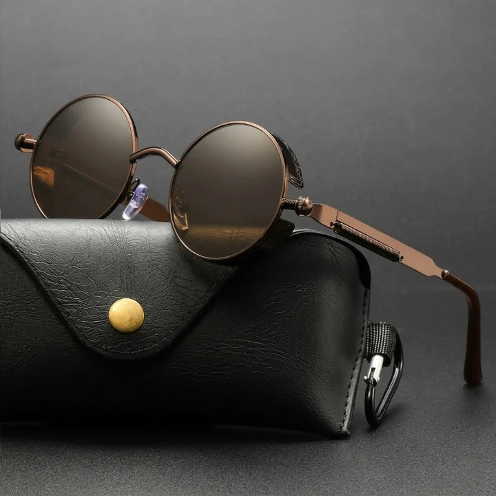 Round Sunglasses HD Polarized & UV400 Metal Frame