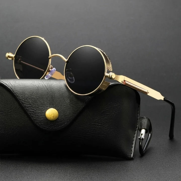 Round Sunglasses HD Polarized & UV400 Metal Frame